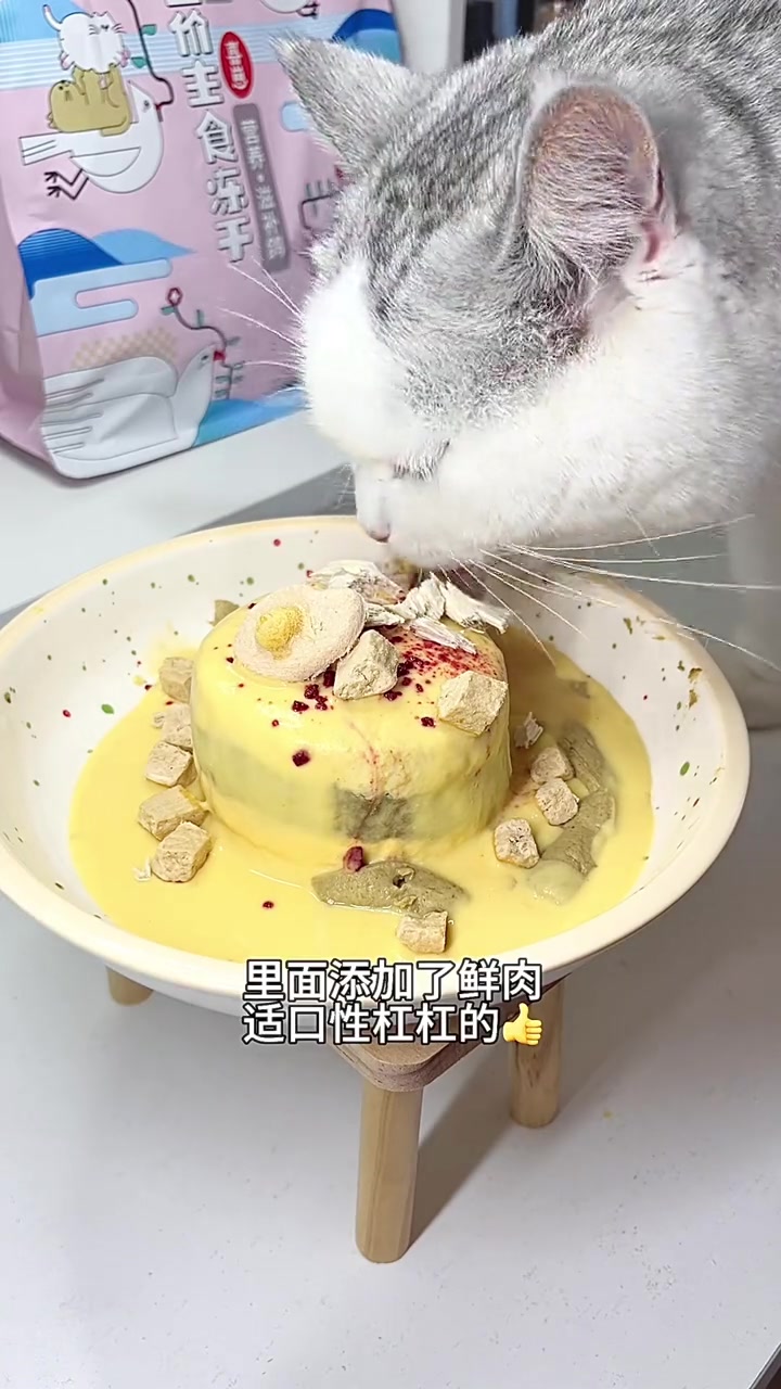 自制猫咪芝士熔岩小蛋糕,丝滑浓郁超美味