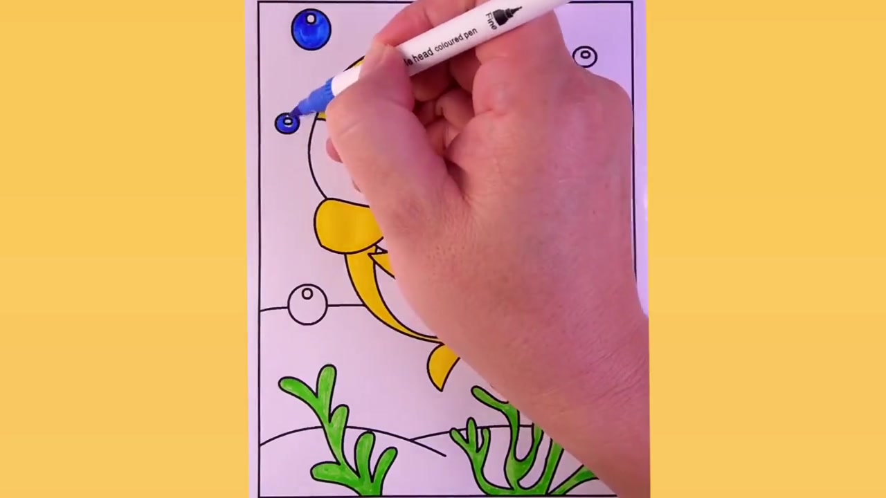 儿童简笔画:鲨鱼宝宝轻松学