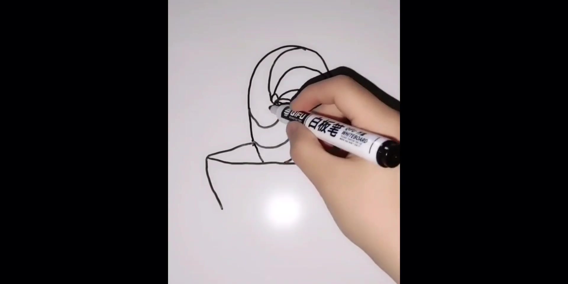 轻松学画阿飞带土,简笔画教程来啦!