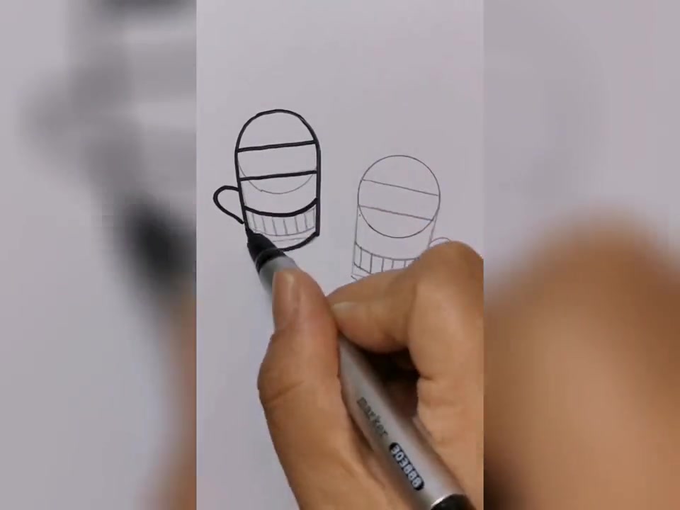 手套简笔画教程,轻松学会冬季必备