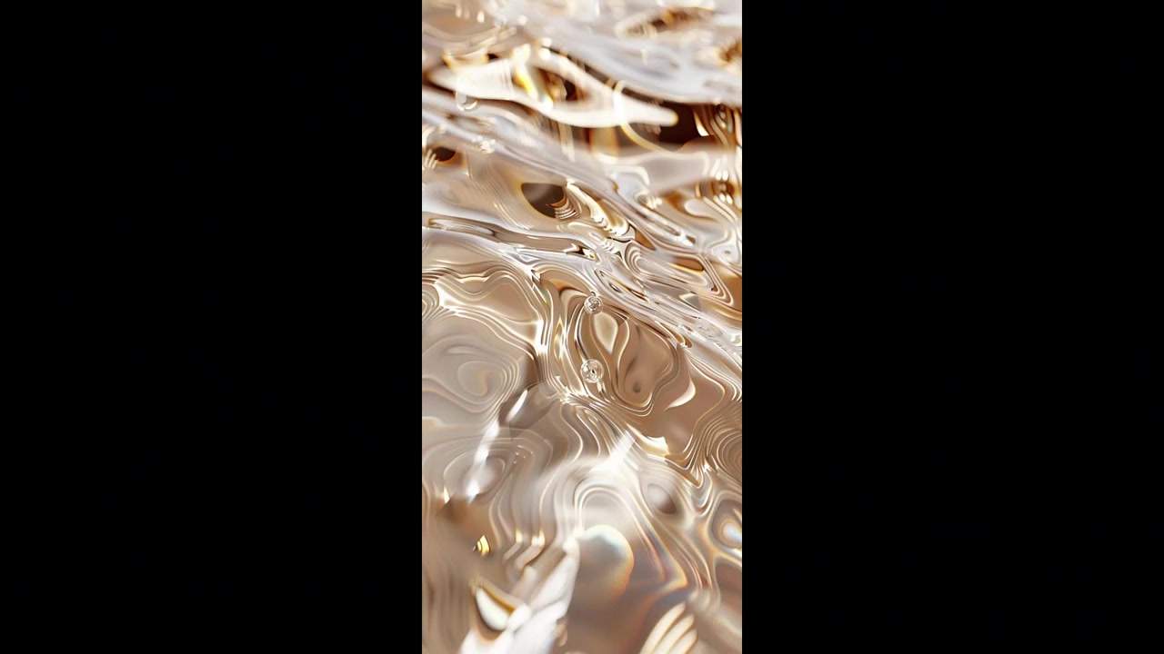流水生财,金水旺运,招财壁纸助你财运滚滚来