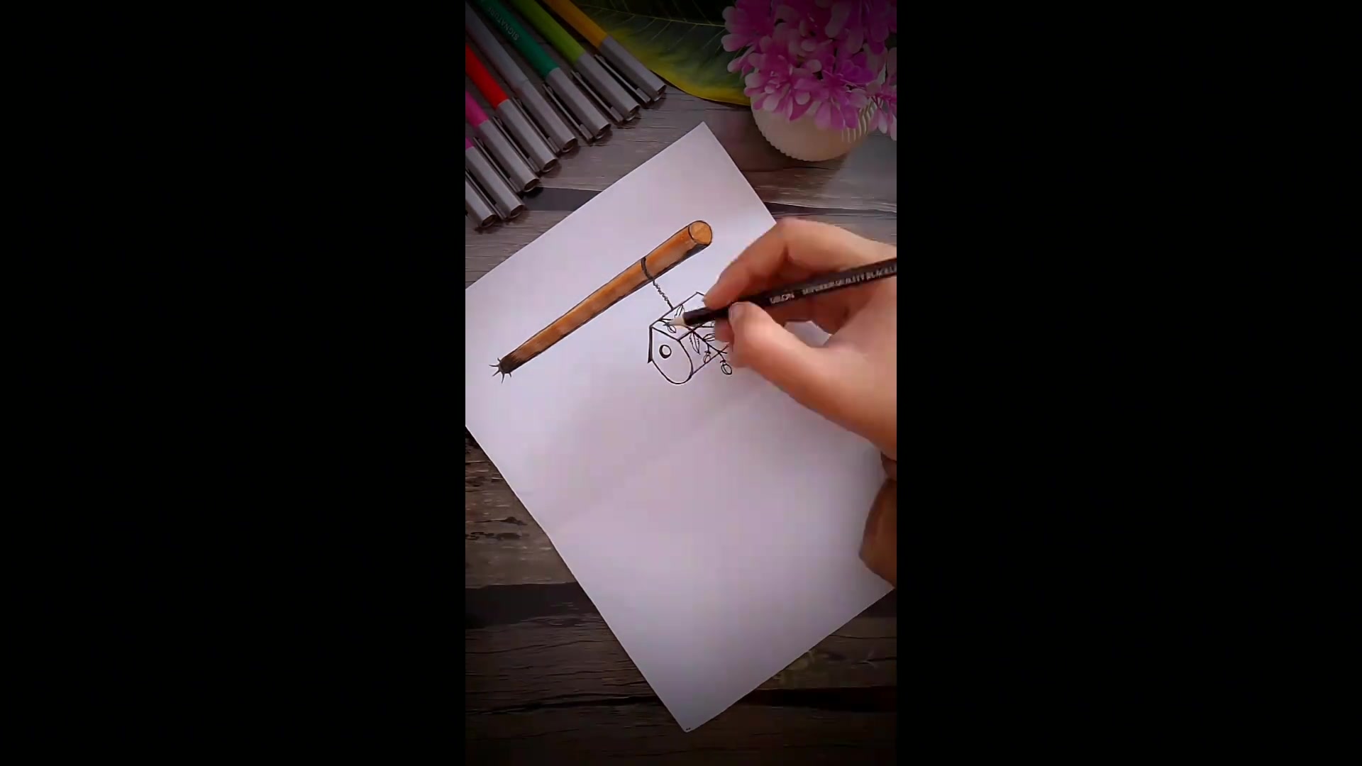 3D立体画教程:从手把手教你画出可爱简笔画