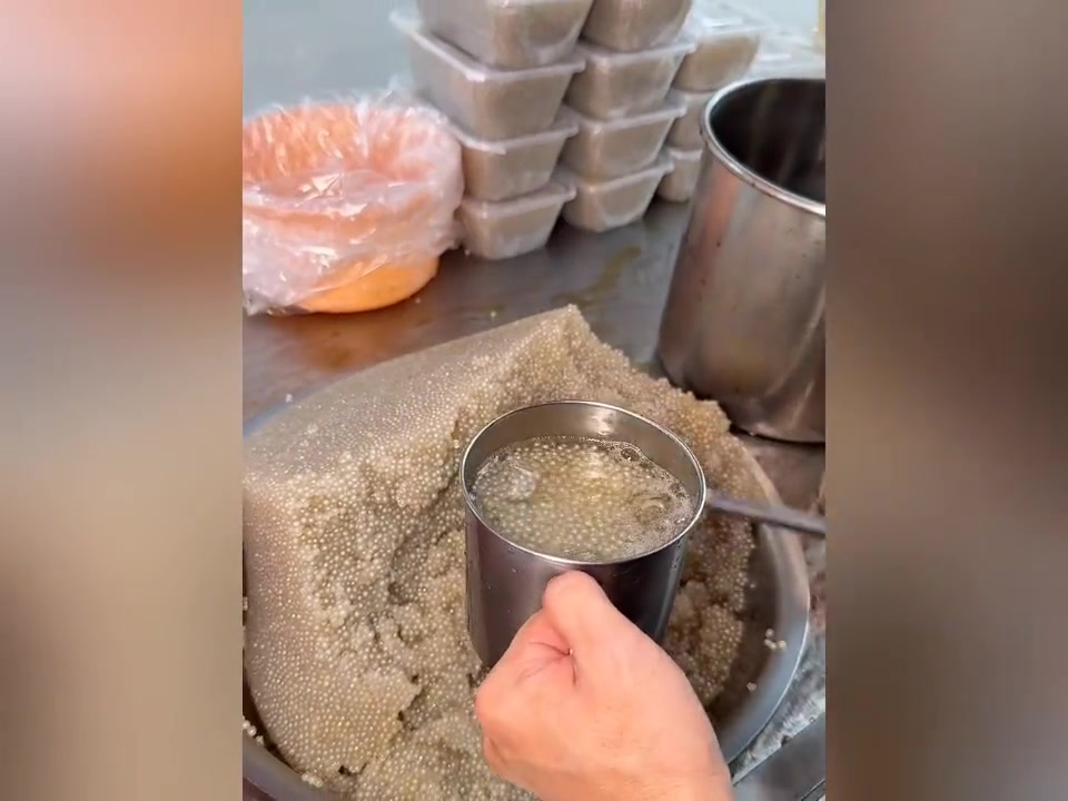 汕尾特色薯粉丸,冰凉口感让人停不下来!