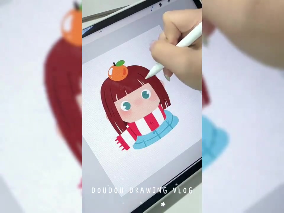 轻松画出可爱小女孩头像,步骤简单又治愈