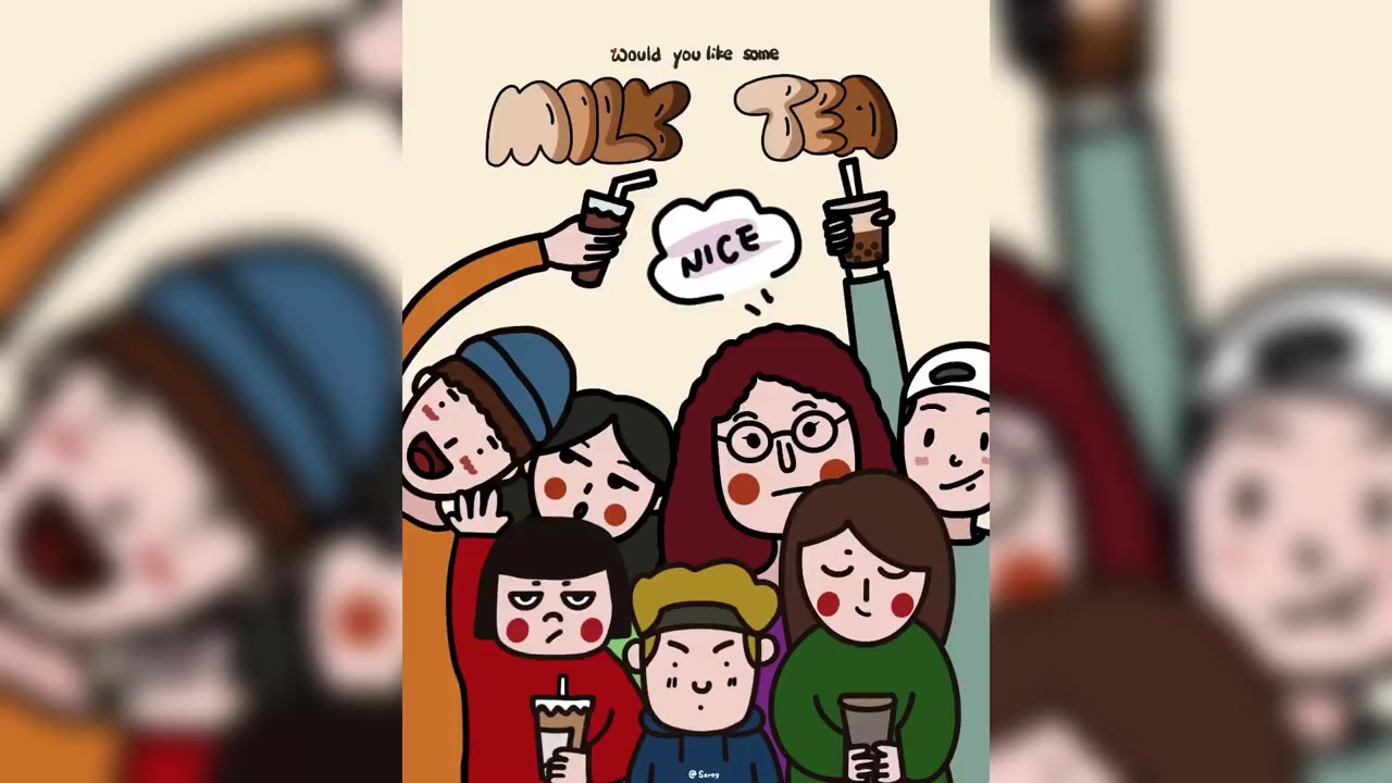 治愈画风,可爱卡通风格手机壁纸创作