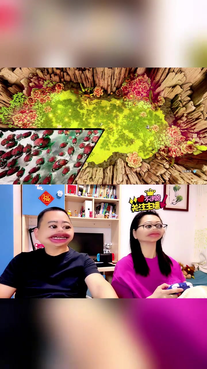 双人游戏惊险时刻，食人鱼来袭！